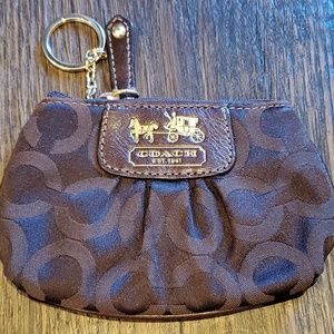 Coach Coin Purse/Keychain - Signature Collection
